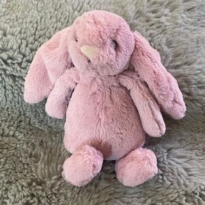 JellyCat Plush Pink Bunny Rabbit Stuffed Animal Soft Kids Toy 8” Easter